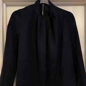 Tibi navy Long Sleeve Blouse size 2 XS S